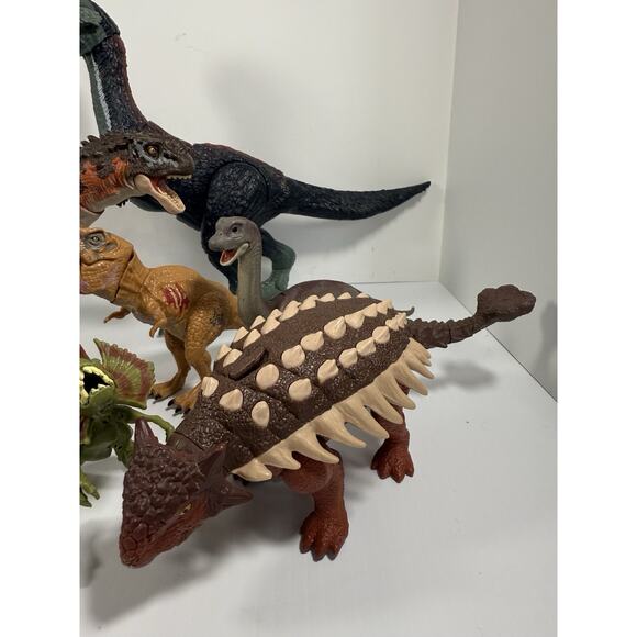 Jurassic World Mixed Lot Dinosaur Action Figures Hasbro & Mattel Battle Damaged - Picture 5 of 15